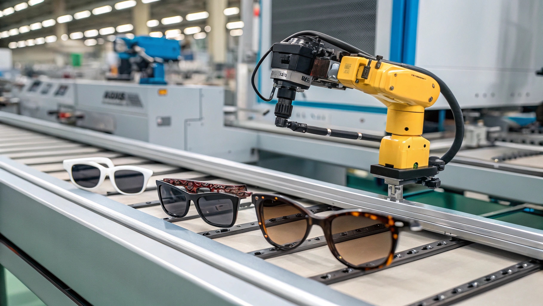 DL Glasses Factory's Automated Production Line
