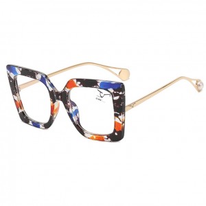 China Oversize Square Anti blue Light Glasses Frame For Women factory and manufacturers | D&L