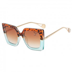 China Oversize Square Anti blue Light Glasses Frame For Women factory and manufacturers | D&L