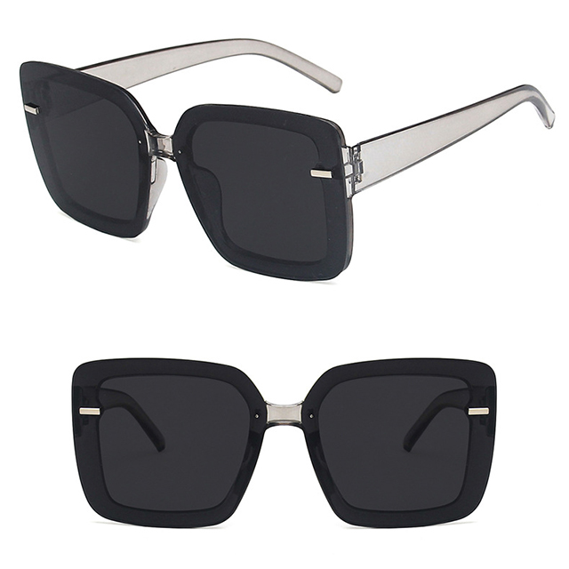 China New Product Anti Light Blue Glasses – Unisex Fashion Large Square Sunglasses – D&L