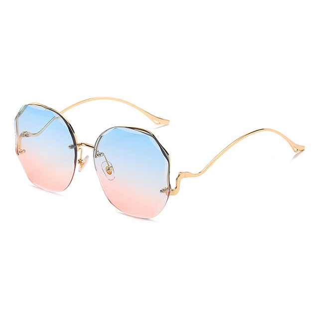 PriceList for Men Sunglasses Retro – Unisex Luxury Fashion Square Rimless Sunglasses – D&L