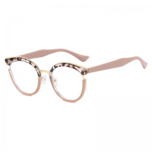 China Retro Blue Light Blocking Round Cateye Eyeglasses for Women factory and manufacturers | D&L