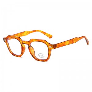 China Geometric Eyeglasses Frames Retro Round Women Tortoise Top 10 Glasses Online factory and manufacturers | D&L