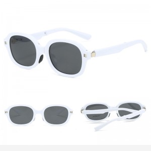 China Factory Eyewear Women Folding Sunglasses Polarized Oval Shades factory and manufacturers | D&L