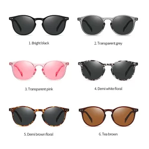 China New Fashion Polarized Sunglasses TR3331 | Retro Round Frame UV400 Protection for Men Women factory and manufacturers | D&L