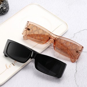 China Manufacturer Wholesale Small Square Punk Unisex Sunglasses