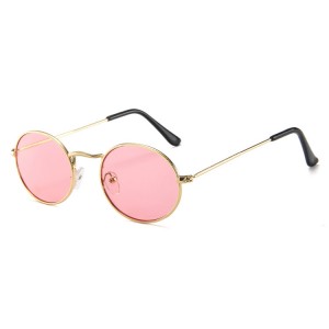 China Cheap Retro Round Sunglasses Metal Frame Circle Shades factory and manufacturers | D&L