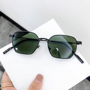 China Wholesale Metal Small Frame Polygonal Customizable Logo Sunglasses factory and manufacturers | D&L