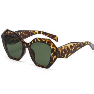 China Chinese manufacturer chunky square sunglasses in tiger tort factory and manufacturers | D&L