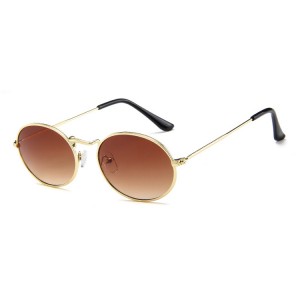 China Cheap Retro Round Sunglasses Metal Frame Circle Shades factory and manufacturers | D&L