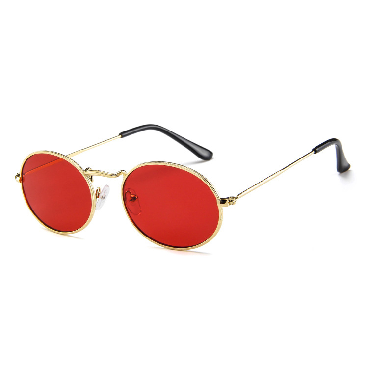 Hot sale Factory Brand Designer Sunglasses – Cheap Retro Round Sunglasses Metal Frame Circle Shades – D&L